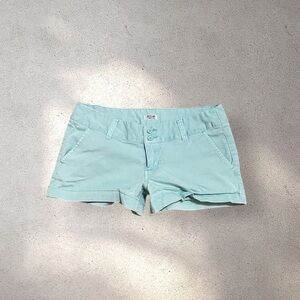 Mossimo Mint Green Low Rise Shorts